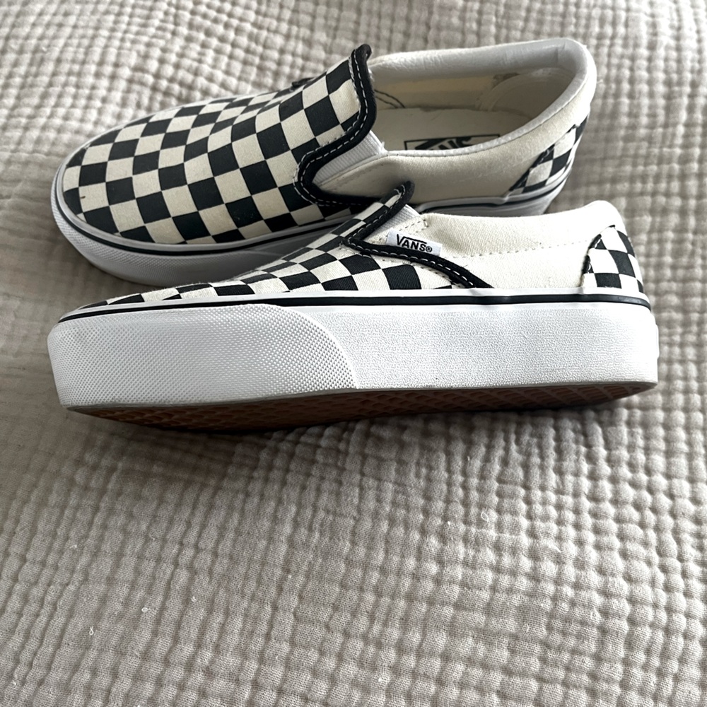 Checkered platform Vans women’s size 6